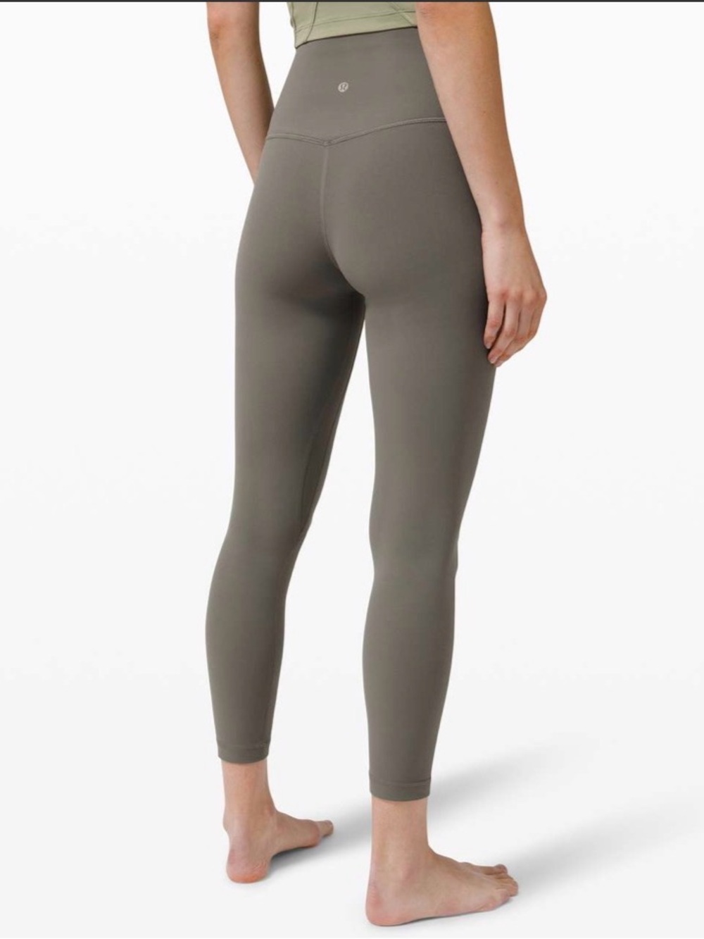 lululemon Align High-Rise Leggings size 4 grey sage 25"